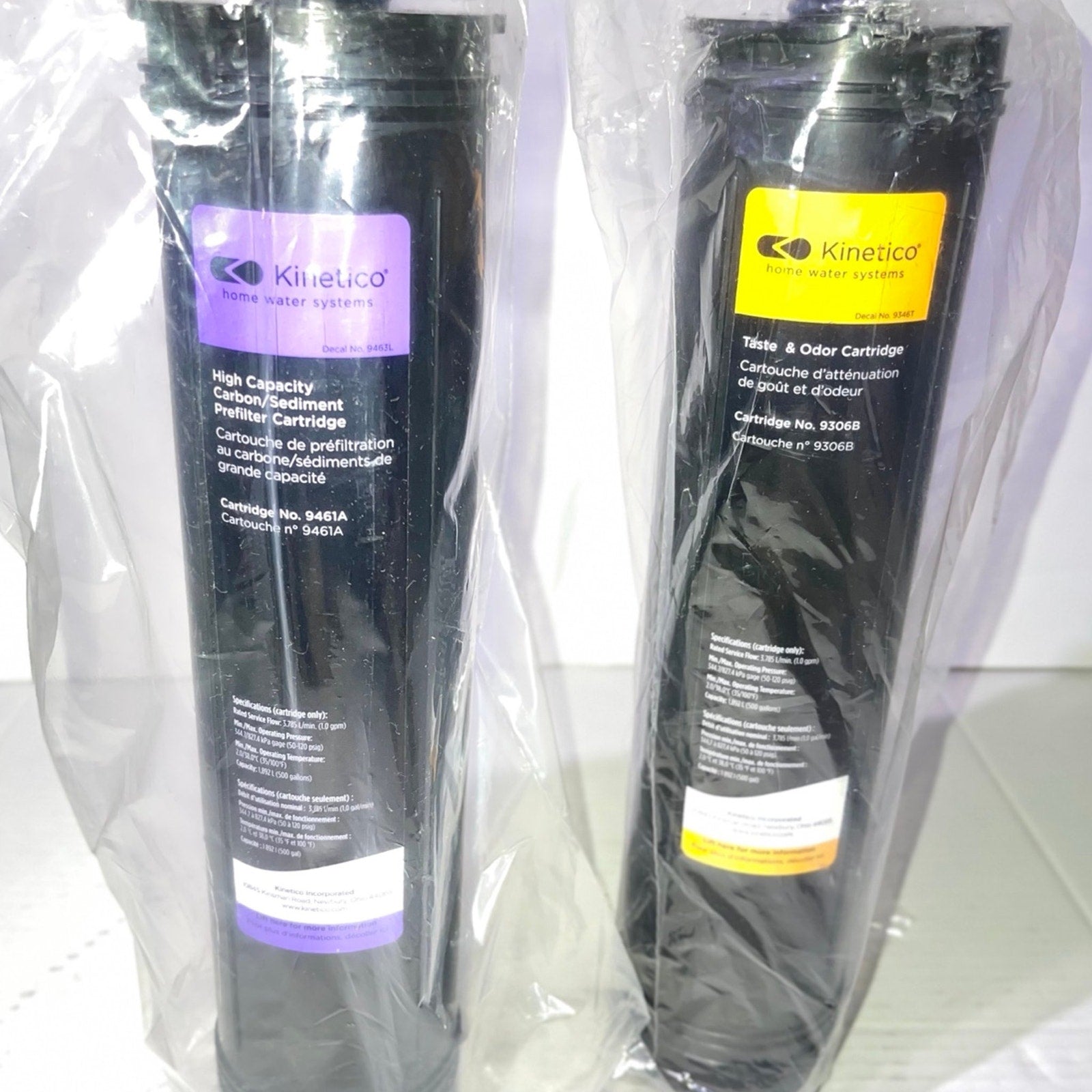 K5 REVERSE OSMOSIS SET OF TASTE ODOR 9306B & CARBON SEDIMENT FILTER 9461A